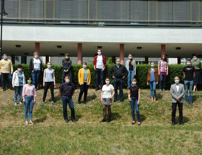 group picture of the staff, photo:Institute for Animal Hygiene and Public Veterinary Services