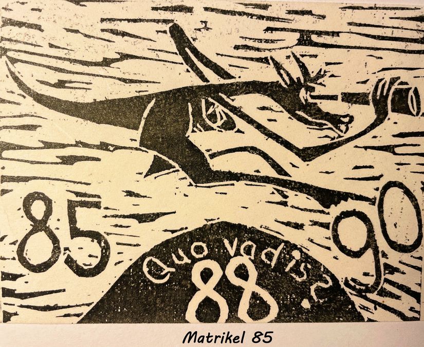 zur Vergrößerungsansicht des Bildes: Das Känguru, das Matrikeltier des Matrikels '85, Foto: Matrikel '85