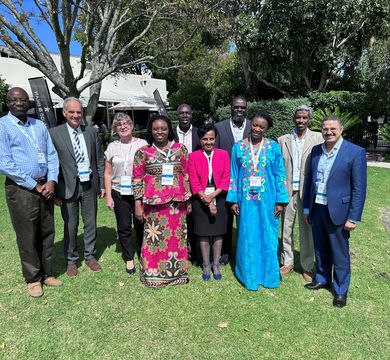 The team of the African One Health Network for Disease Prevention (ADAPT). The coordinator is Dr Ahmed Abd El Wahed (right). Photo: @ADAPTonehealth
