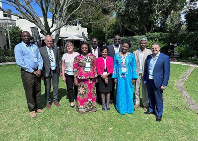 Das Team des African One Health Network for Disease Prevention (ADAPT). Koordinator ist Dr. Ahmed Abd El Wahed (rechts).