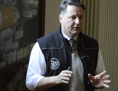 Herr Prof. A. Starke beim Vortrag