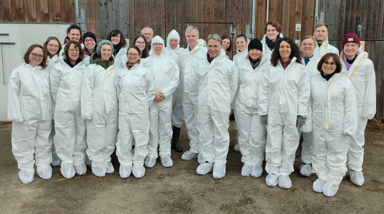 The members of the ZIM took a look at the diverse tasks of the LFG Oberholz, photo: Uwe Müller