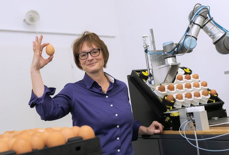 Prof. Dr. Almuth Einspanier wurde für ihr Verfahren zur Geschlechtsbestimmung von Küken im Ei mit der Professor Niklas-Medaille ausgezeichnet.